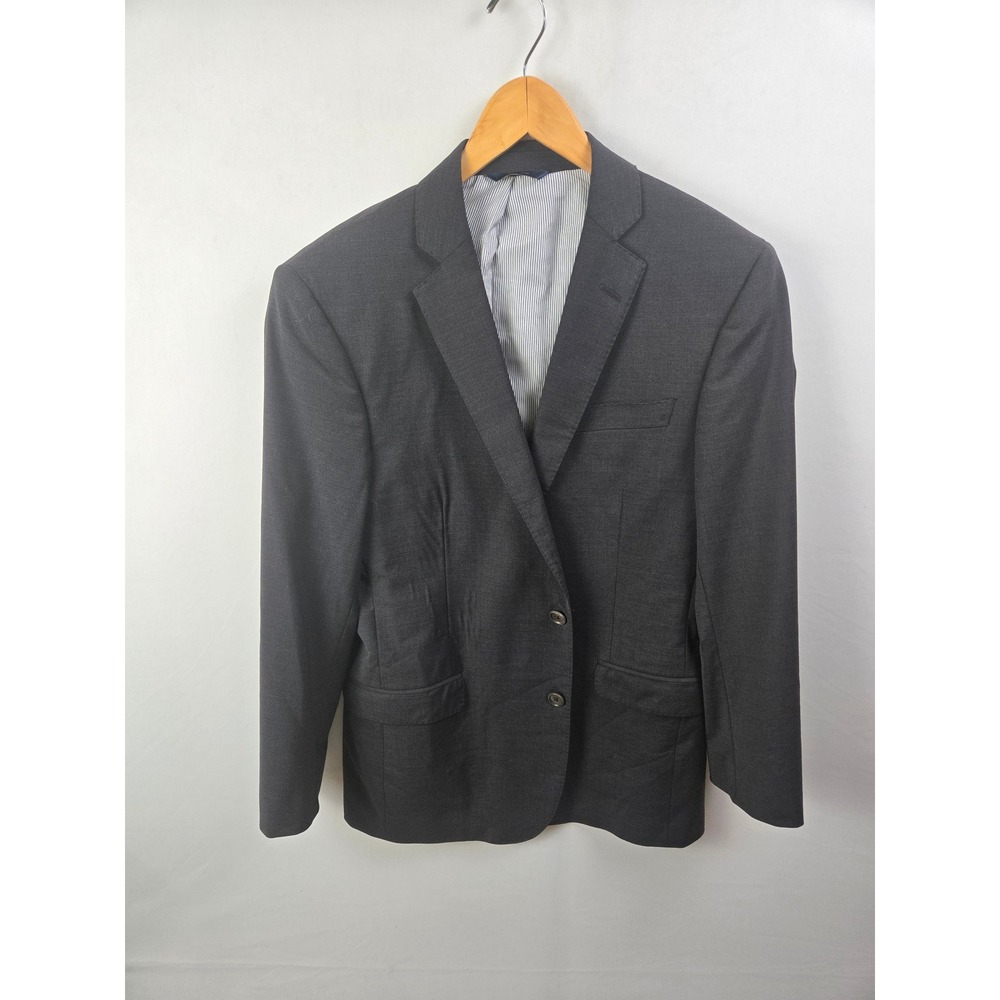 Brooks Brothers Explorer Regent Fit Blazer 41R Charcoal Gray Sport Coat Business